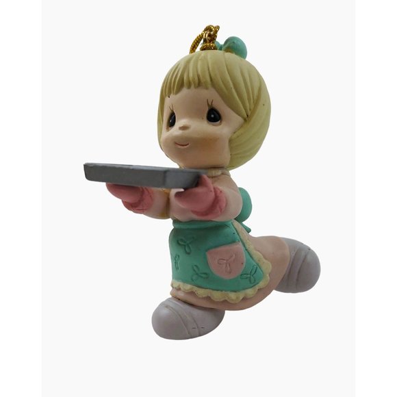 Precious Moments 2 Ornaments Home For The Holidays Enesco Plastic Vintage Boxed - Picture 4 of 10